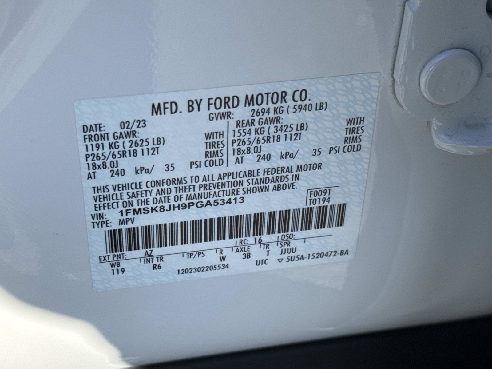 Used 2023 Ford Explorer Timberline image 30