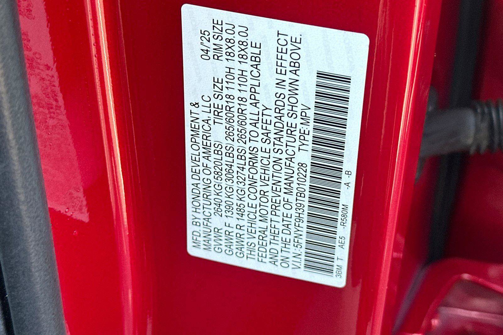 Certified 2026 Honda Passport RTL image 28