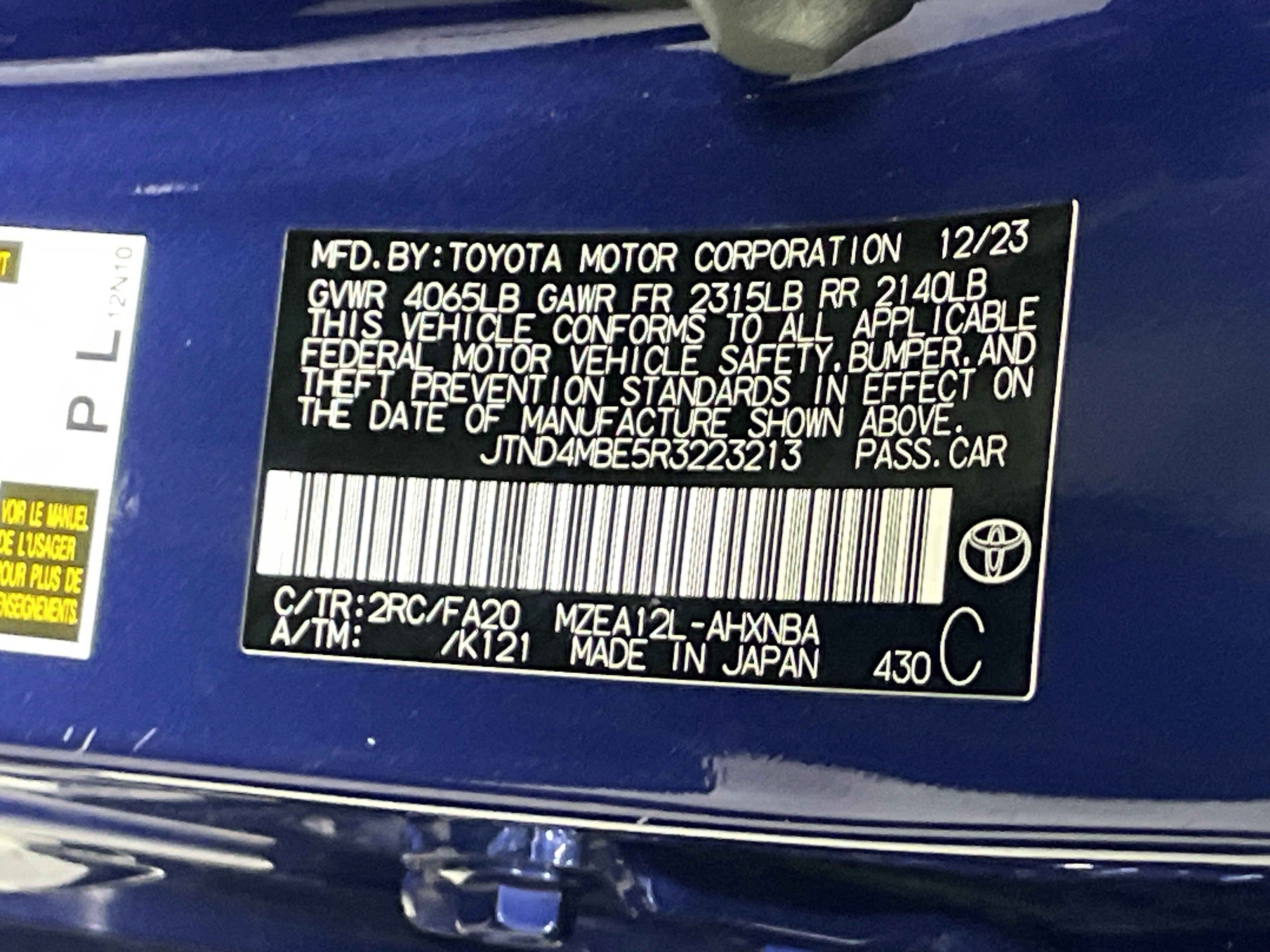 Used 2024 Toyota Corolla SE FWD image 28