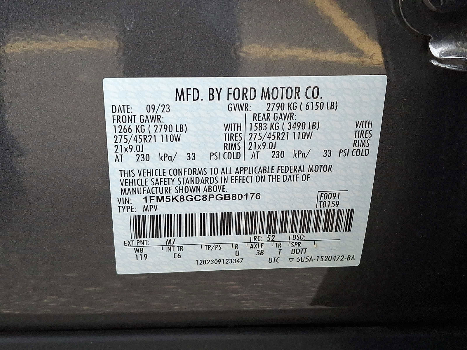 Used 2023 Ford Explorer ST w/ Equipment Group 401A image 32