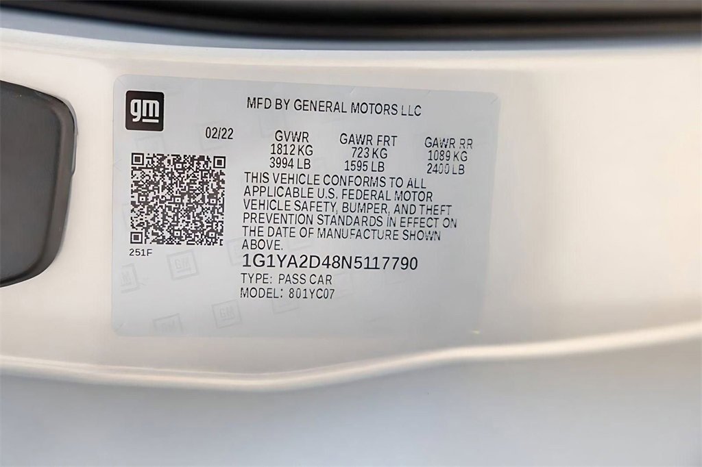 Used 2022 Chevrolet Corvette Stingray Coupe image 48