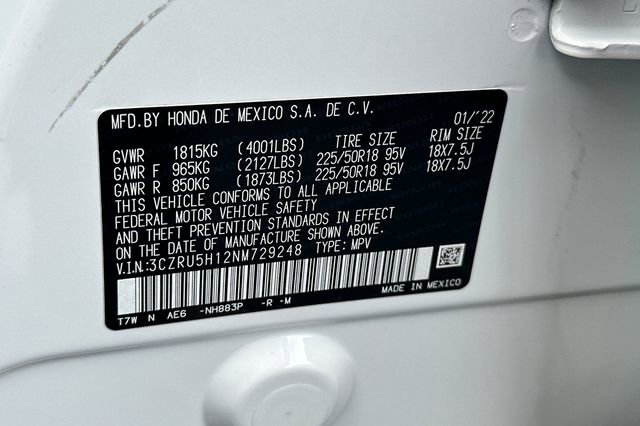 Certified 2022 Honda HR-V Sport image 26