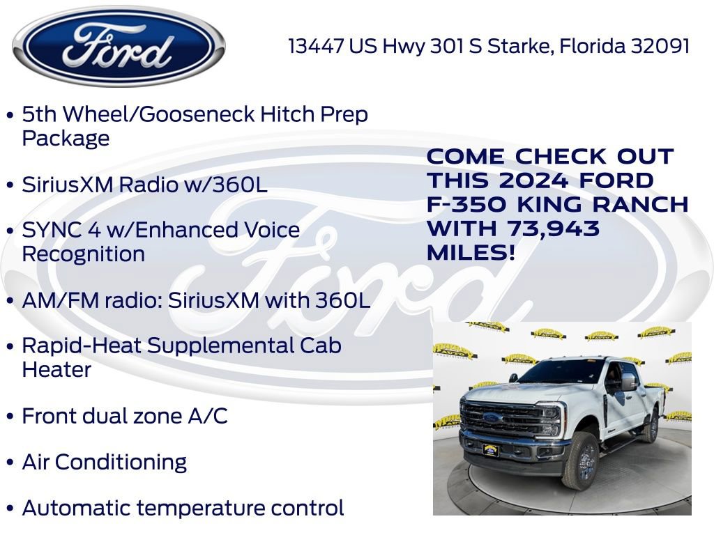 Certified 2024 Ford F350 King Ranch w/ Chrome Package image 27