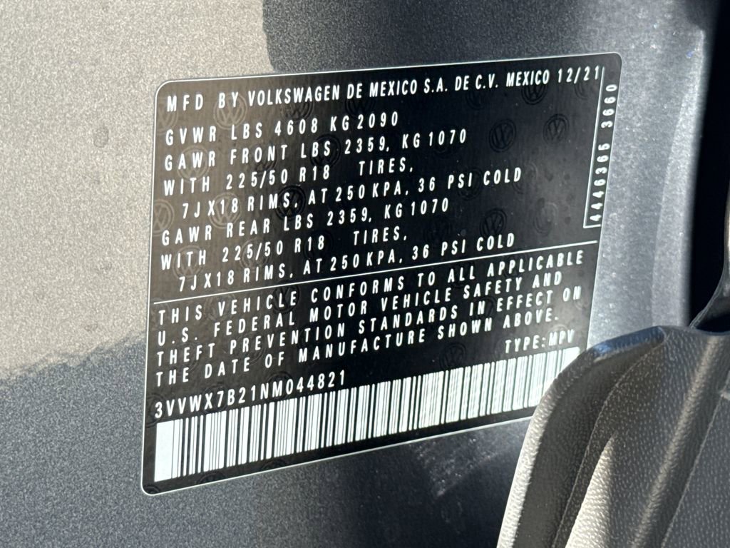 Used 2022 Volkswagen Taos SE image 36