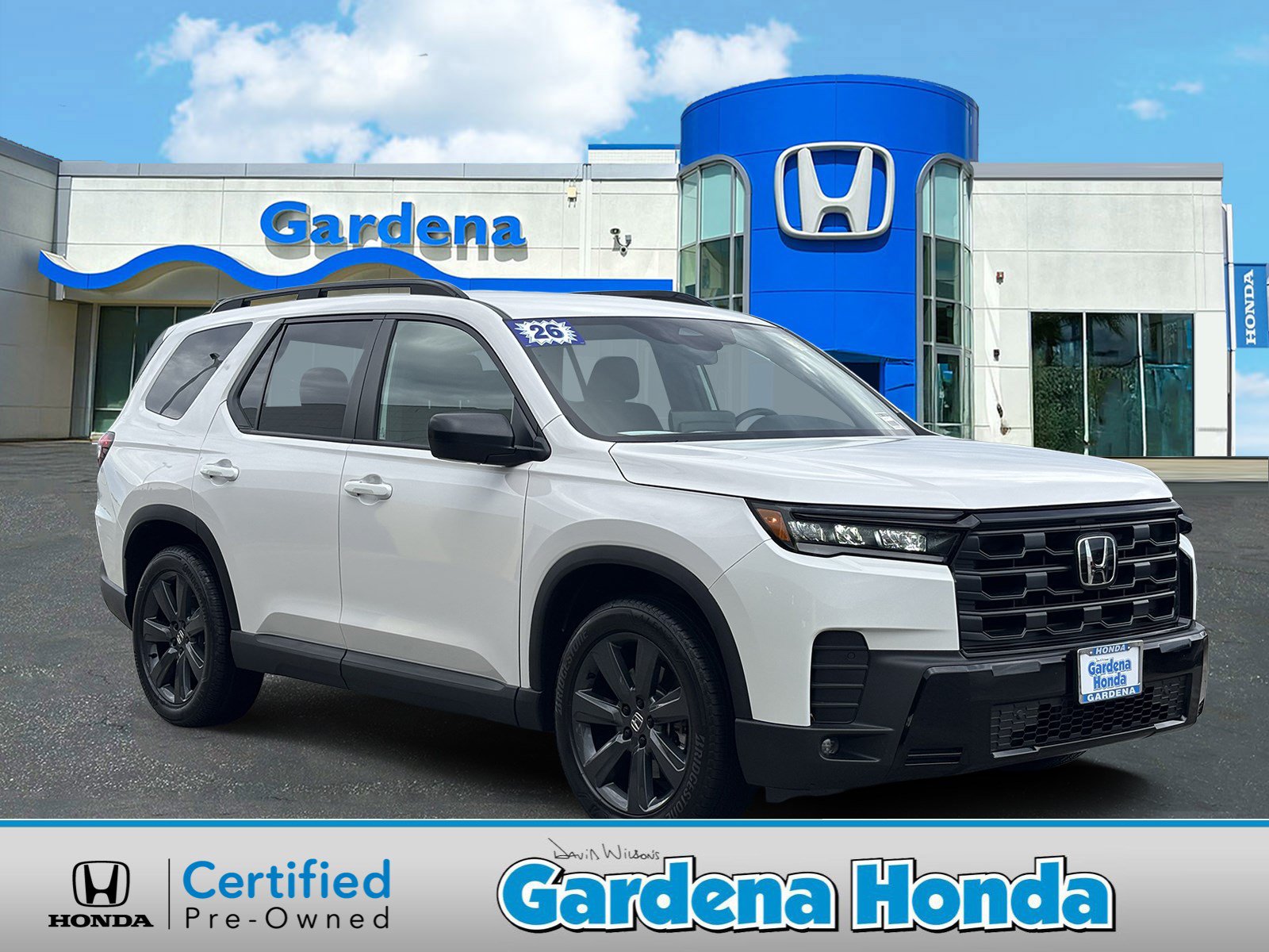 Certified 2026 Honda Pilot Sport