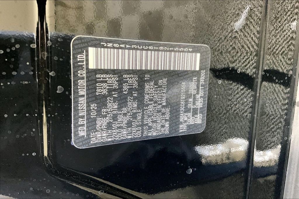 New 2026 Nissan Armada Platinum Reserve image 27