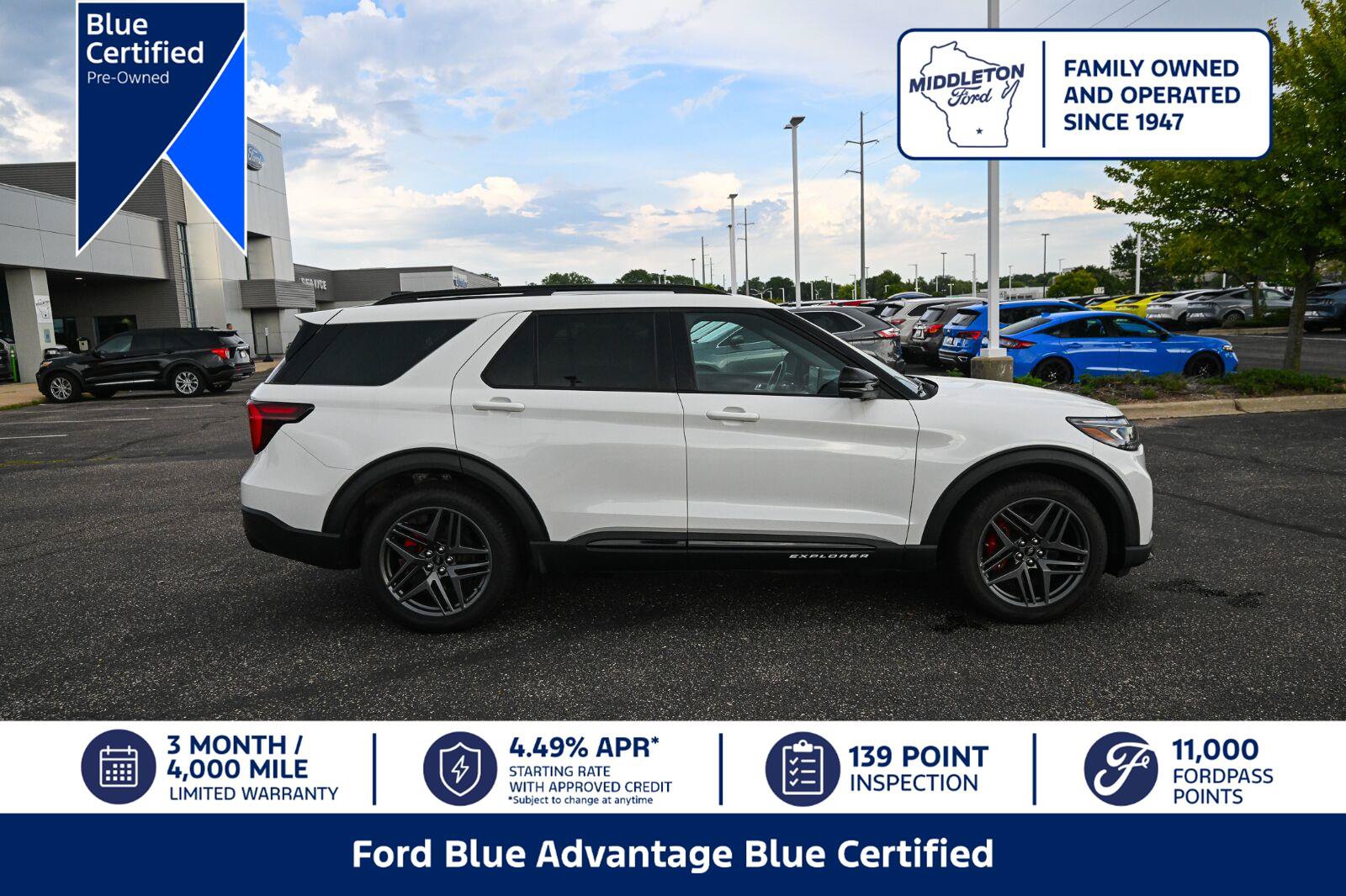 Certified 2025 Ford Explorer ST AWD/4WD image 1