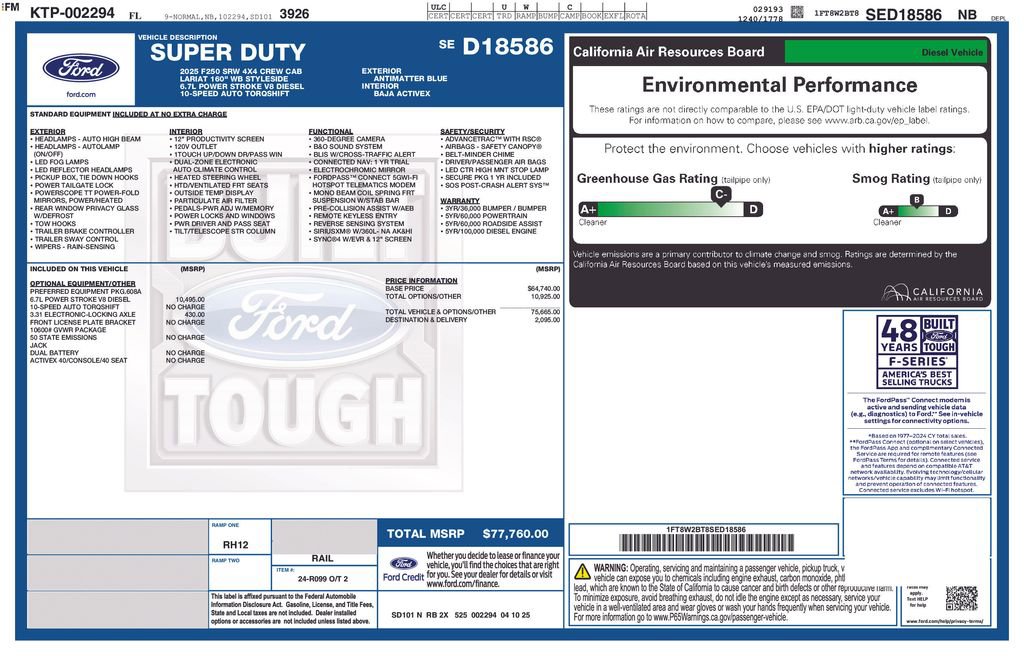 Used 2025 Ford F250 Lariat image 9