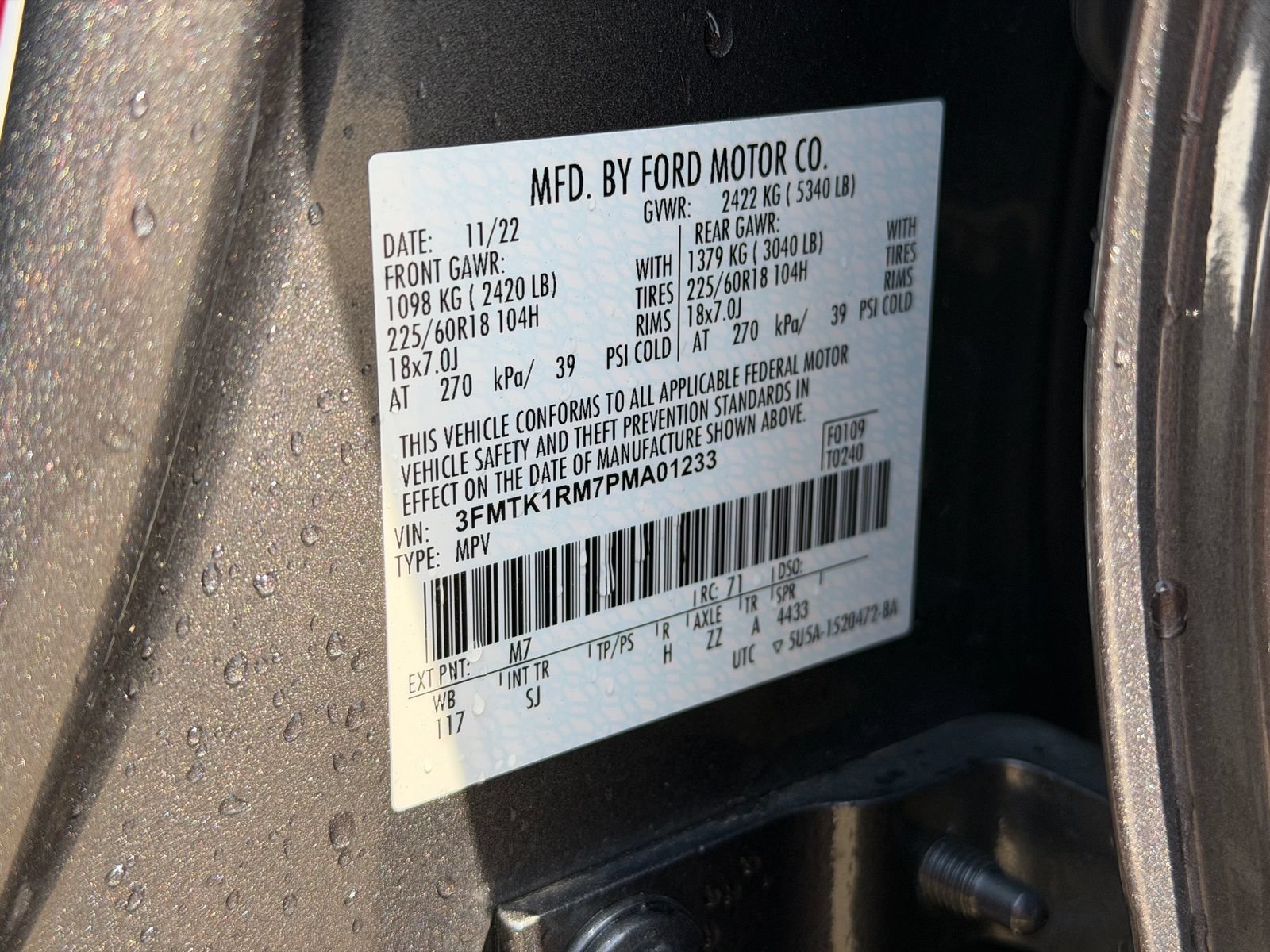 Certified 2023 Ford Mustang Mach-E Select RWD image 36