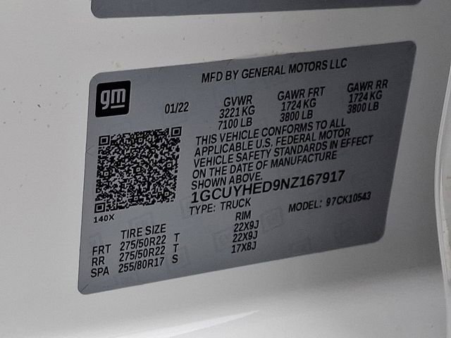 Used 2022 Chevrolet Silverado 1500 High Country w/ Technology Package AWD/4WD image 28