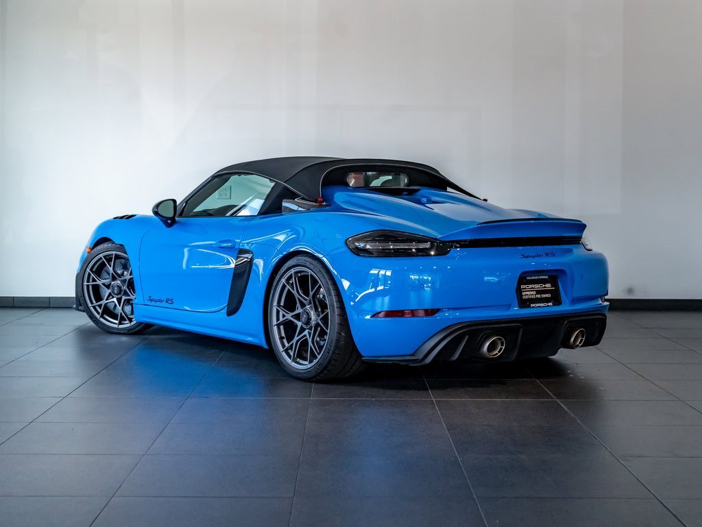 Certified 2024 Porsche 718 Boxster Spyder RS image 3