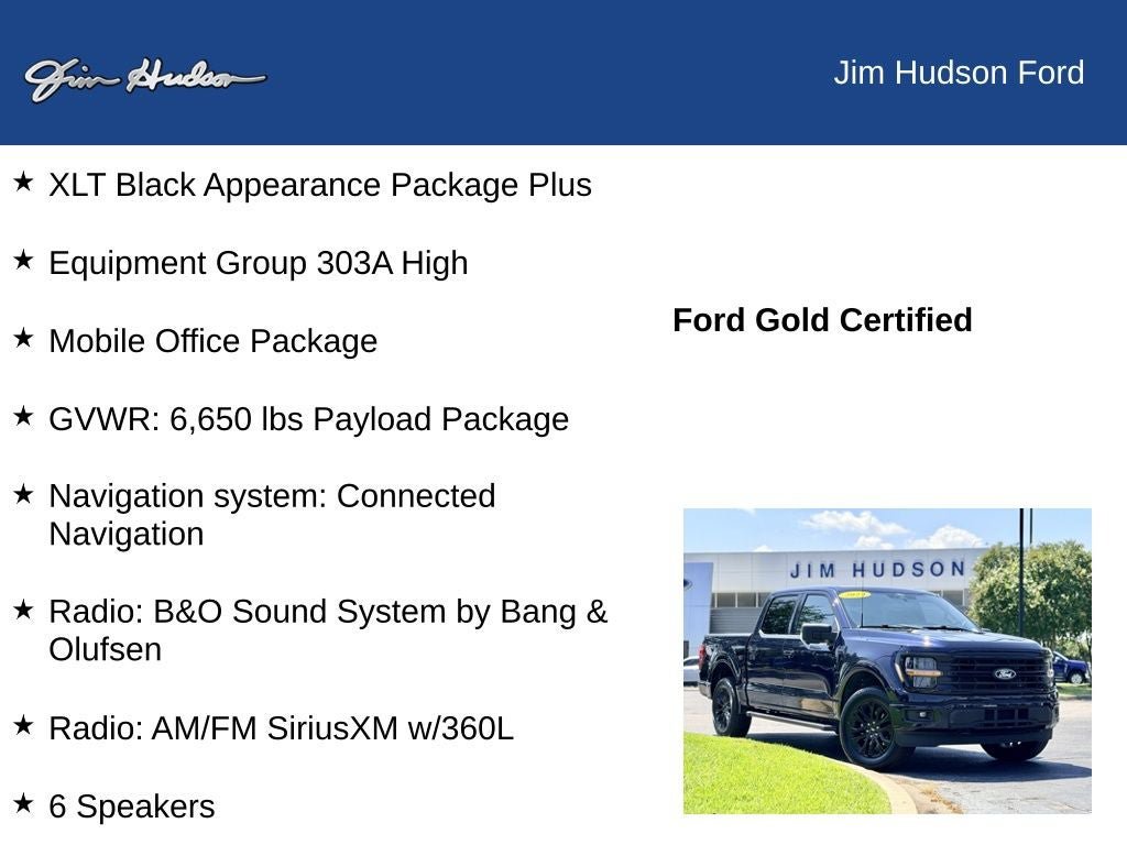 Used 2024 Ford F150 XLT w/ Equipment Group 303A High AWD/4WD image 12