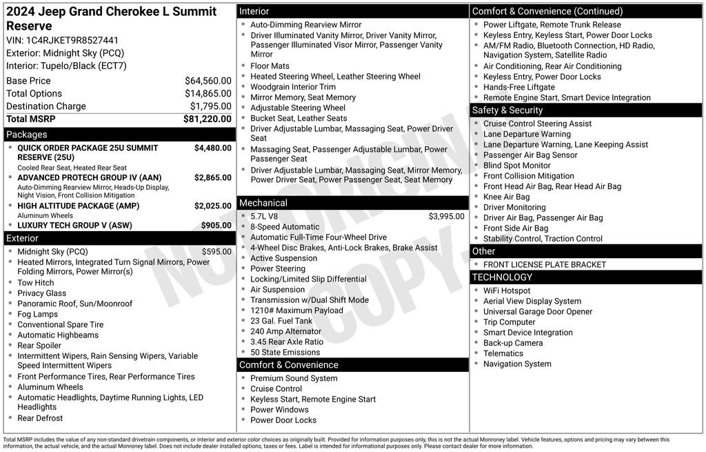Used 2024 Jeep Grand Cherokee L Summit image 14