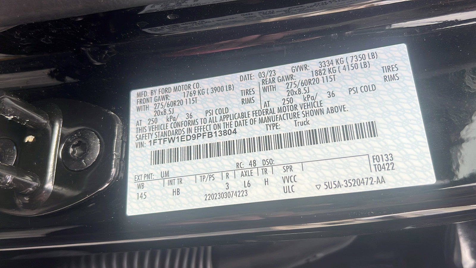 Used 2023 Ford F150 Lariat w/ Equipment Group 502A High image 36