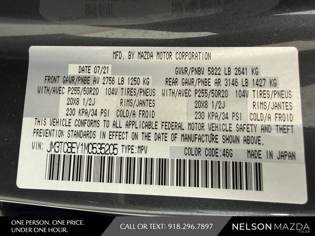 Used 2021 MAZDA CX-9 Signature AWD/4WD image 57