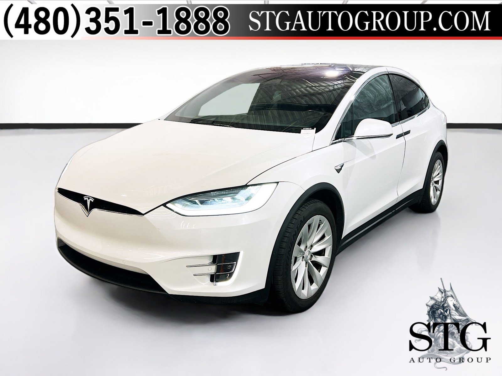 Used 2020 Tesla Model X Long Range AWD/4WD image 1
