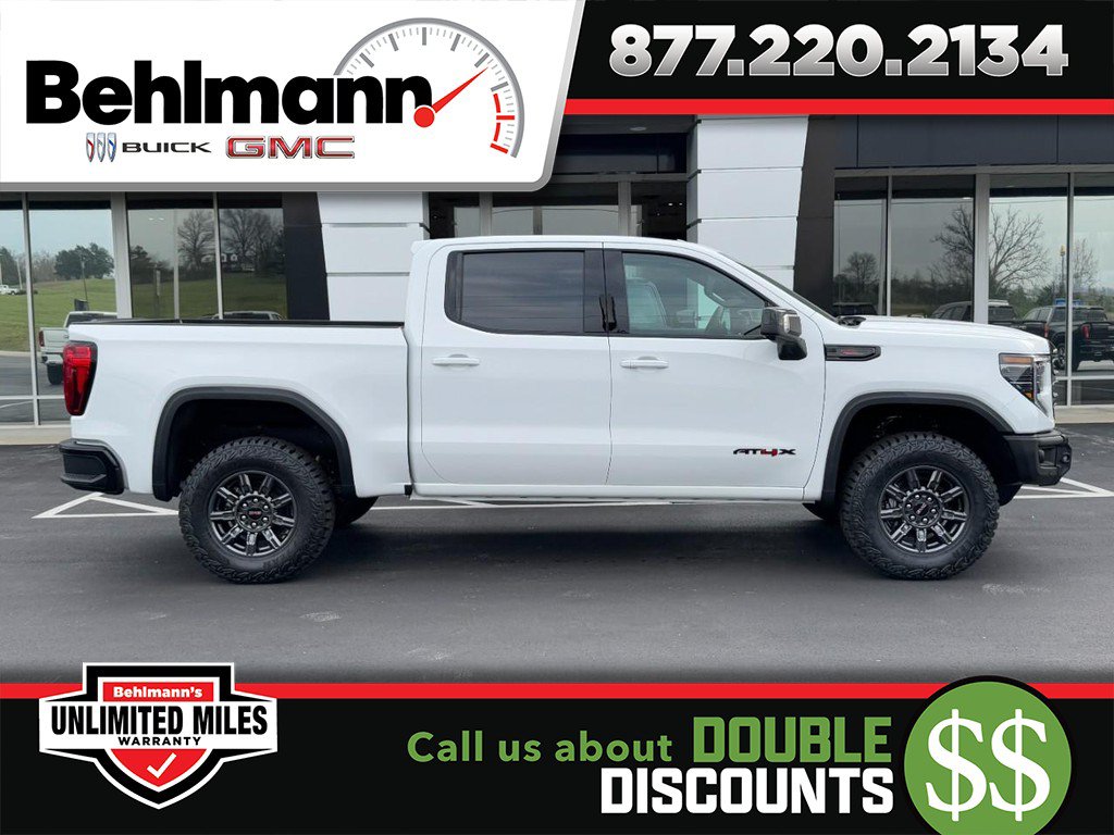 New 2026 GMC Sierra 1500 AT4X w/ LPO, Black Badging Package