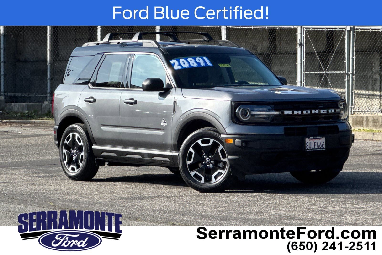 Certified 2021 Ford Bronco Sport Outer Banks w/ Outer Banks Package image 2