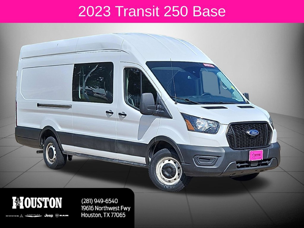 Used 2023 Ford Transit 250 148 High Roof Extended w/ Load Area Protection Package RWD image 1