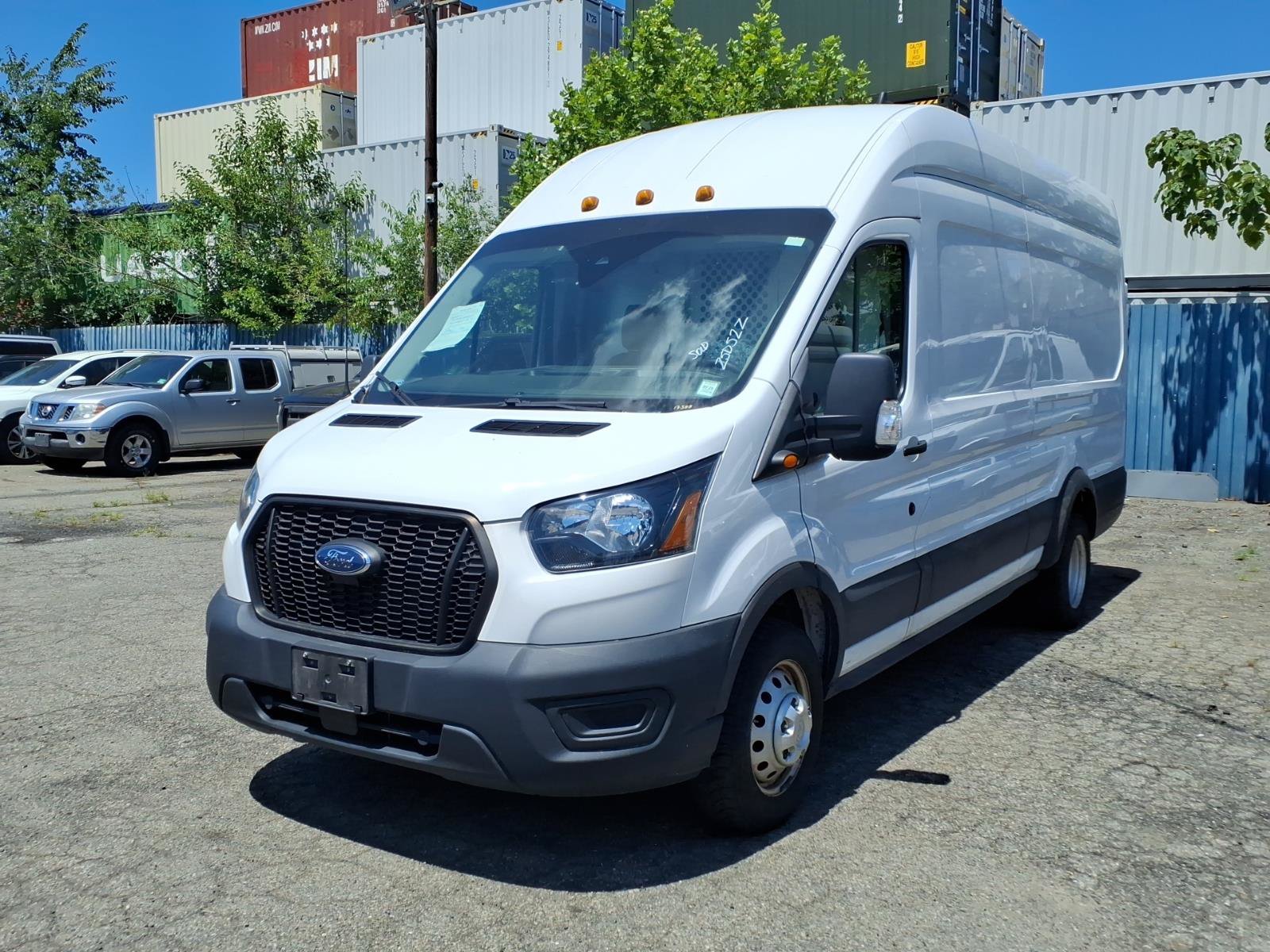 Used 2022 Ford Transit 350 148 High Roof Extended DRW RWD image 3