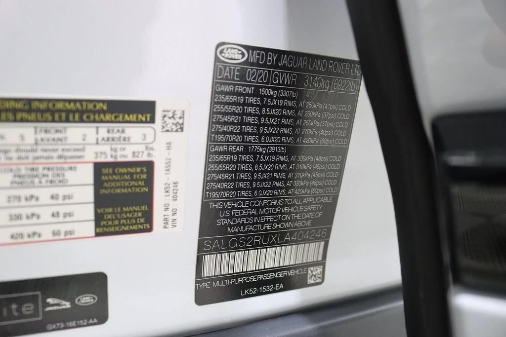 Used 2020 Land Rover Range Rover HSE AWD/4WD image 40