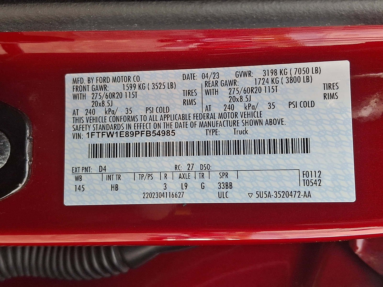 Used 2023 Ford F150 Lariat AWD/4WD image 30