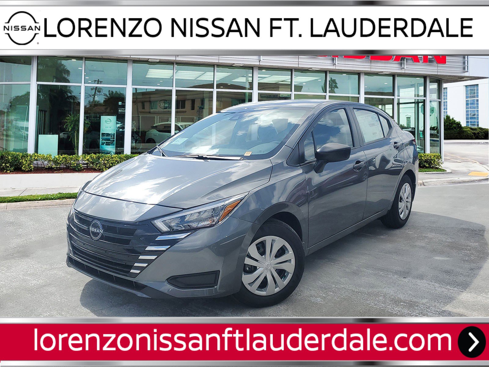 New 2025 Nissan Versa S w/ Trunk Package