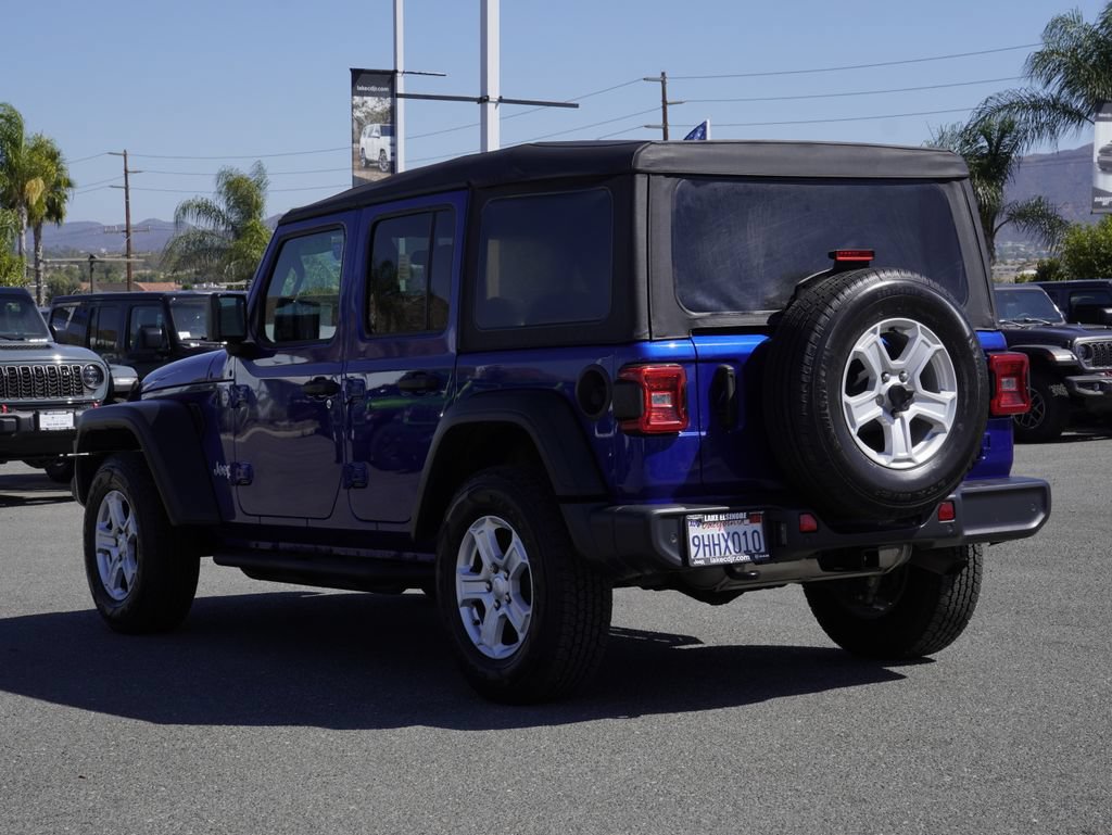 Certified 2020 Jeep Wrangler Unlimited Sport S AWD/4WD image 6
