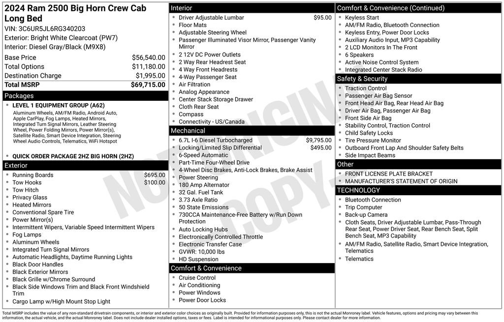 Used 2024 RAM 2500 Big Horn image 9