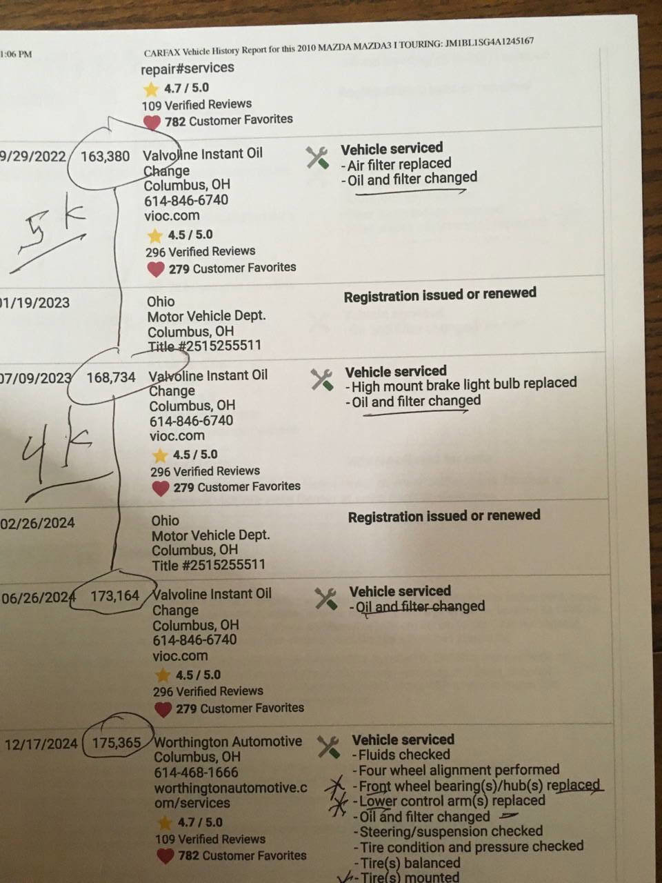 Used 2010 MAZDA MAZDA3 i Touring image 21