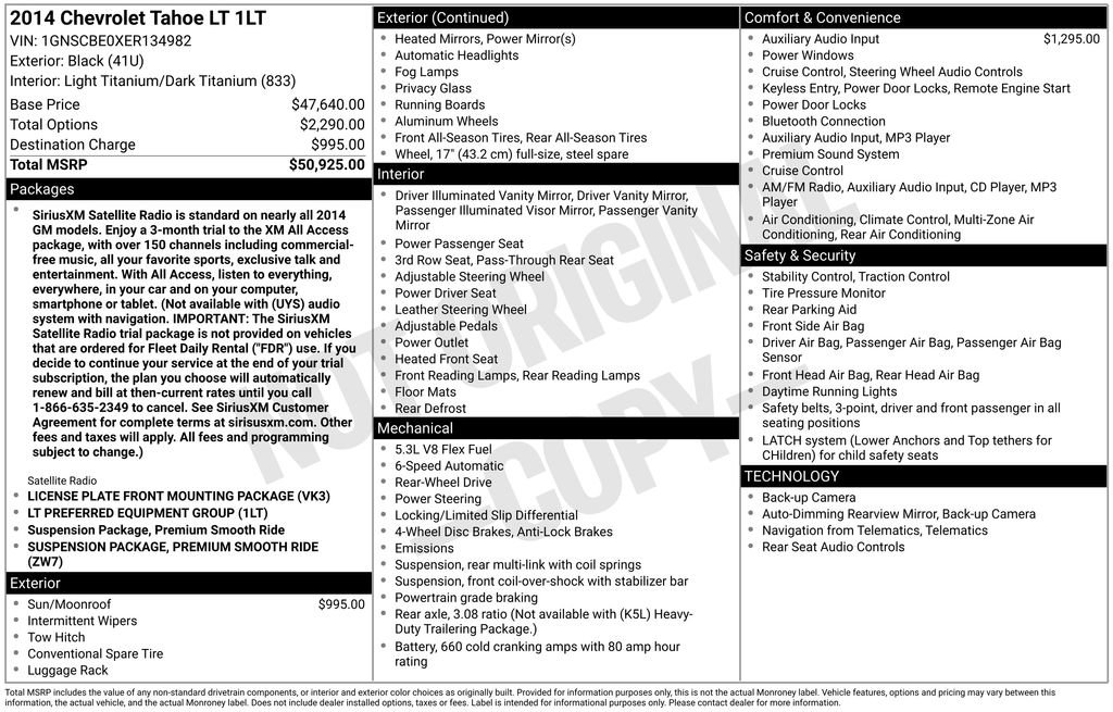 Used 2014 Chevrolet Tahoe LT image 32