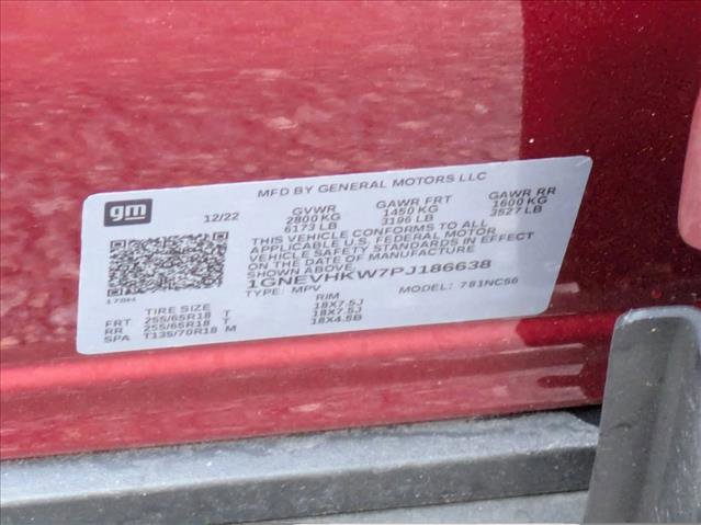 Used 2023 Chevrolet Traverse LT w/ LPO, Floor Liner Package image 15