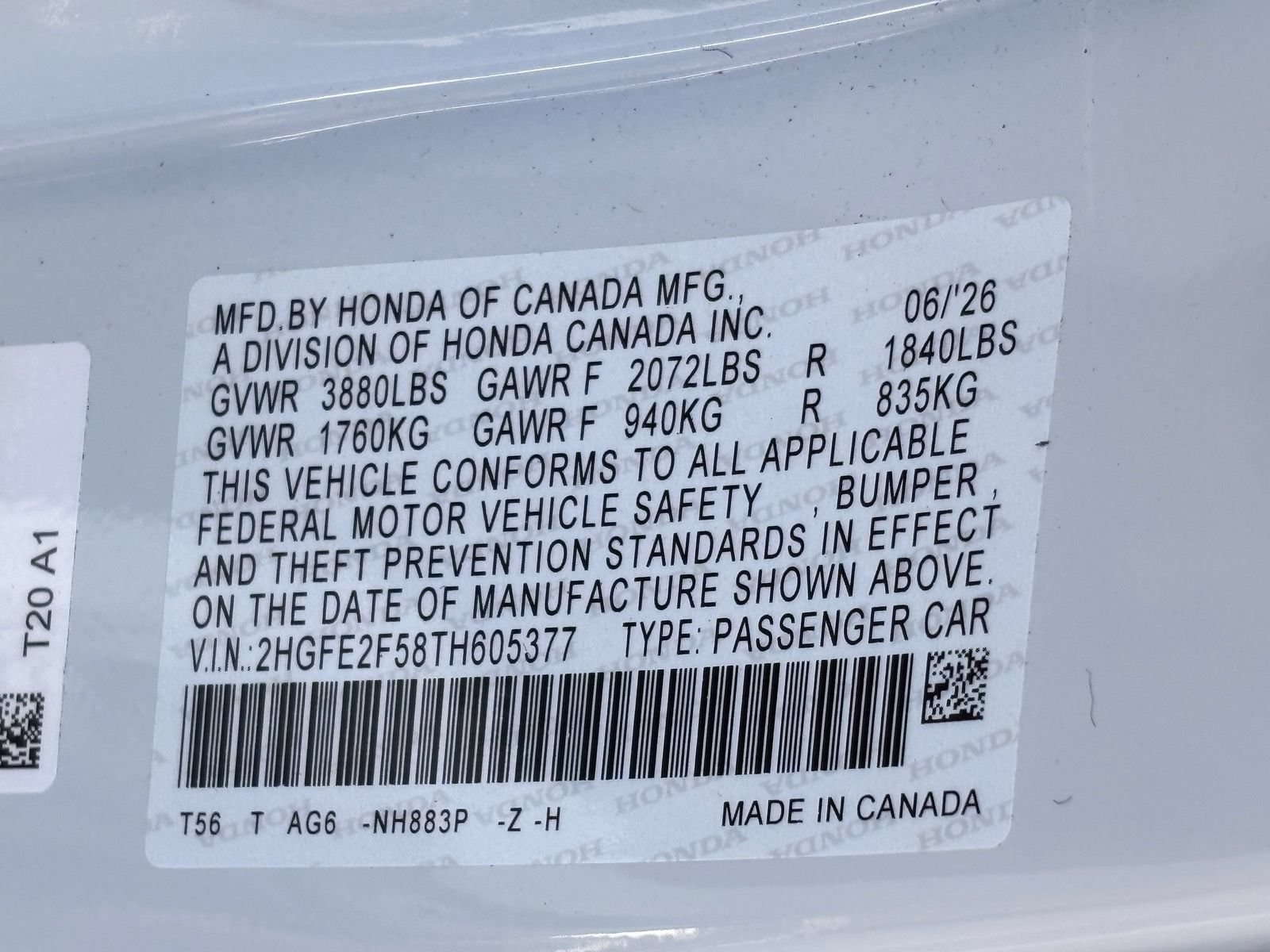 Certified 2026 Honda Civic Sport image 37