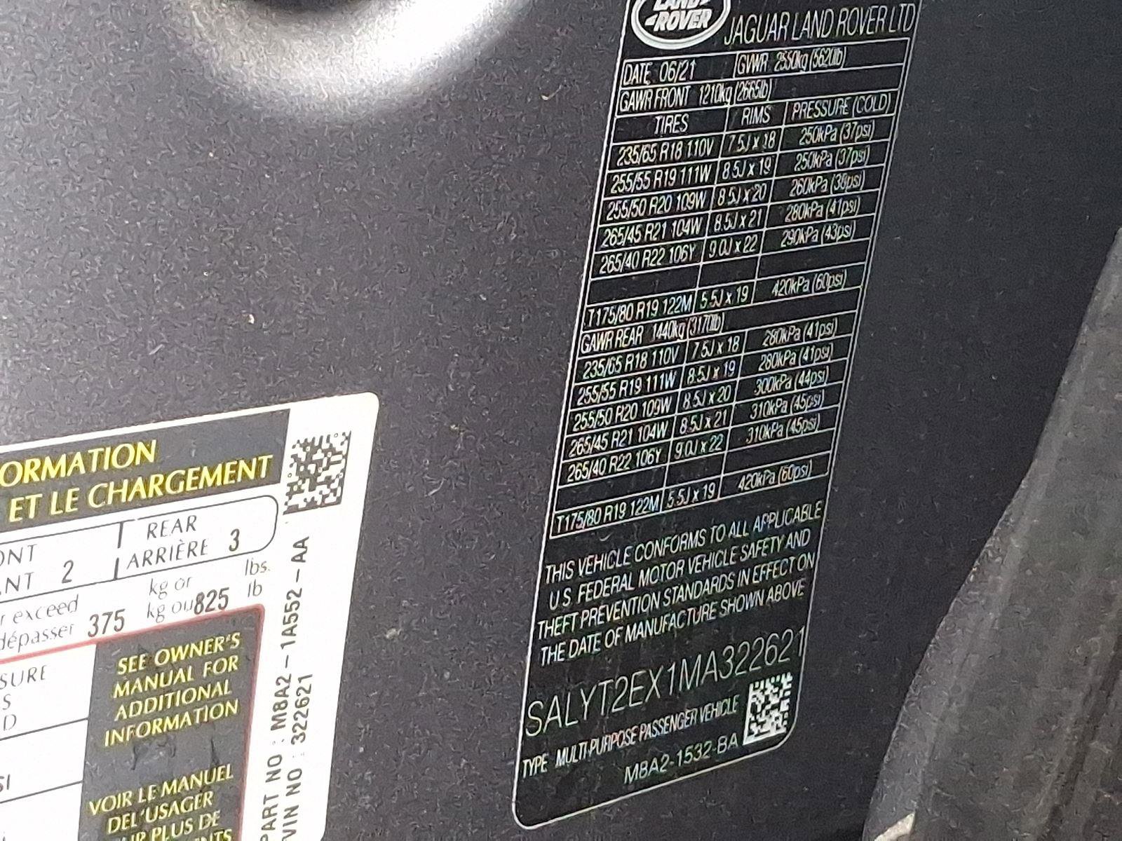 Used 2021 Land Rover Range Rover Velar R-Dynamic S image 27