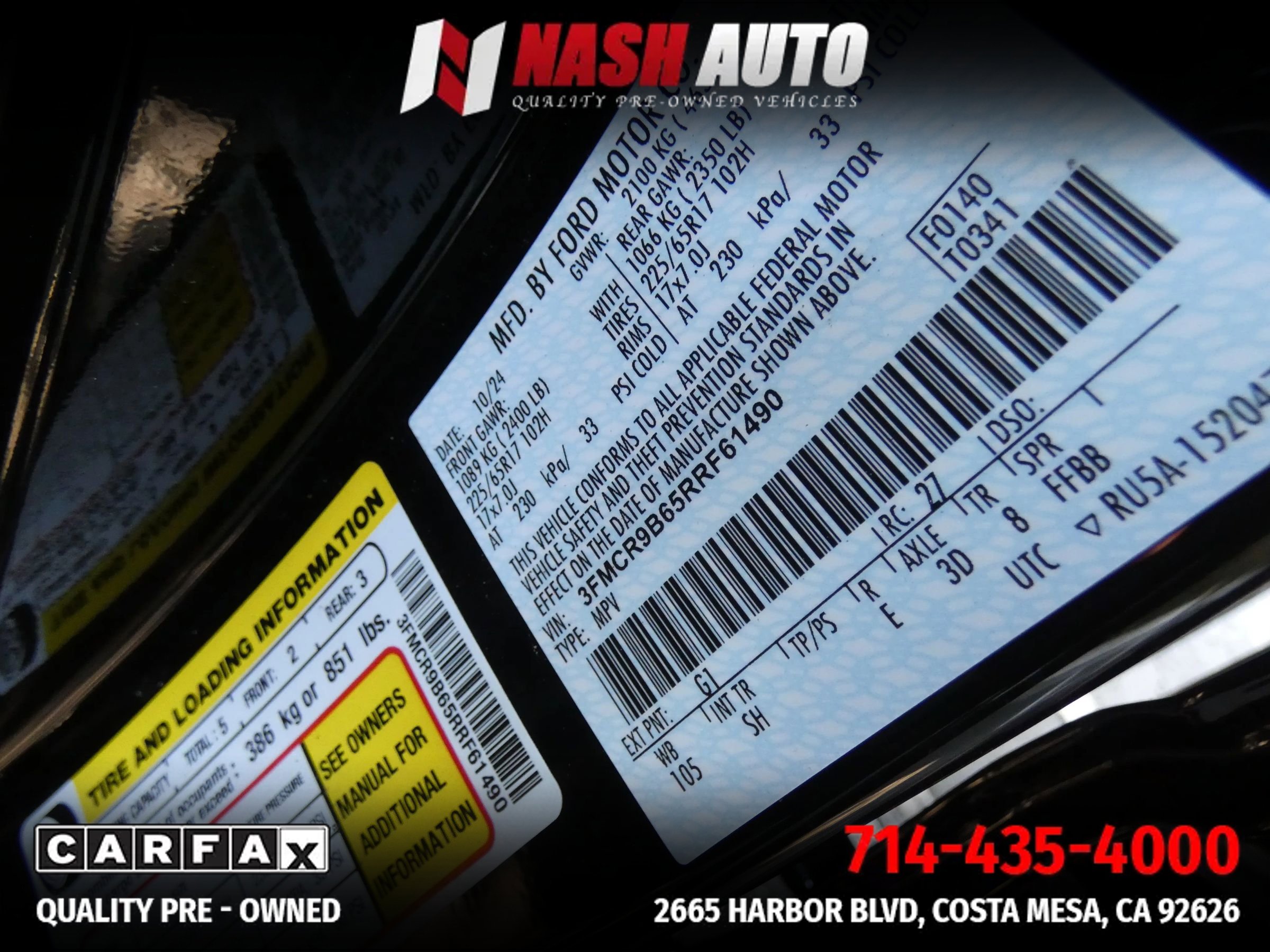 Used 2024 Ford Bronco Sport Big Bend w/ Convenience Package image 82