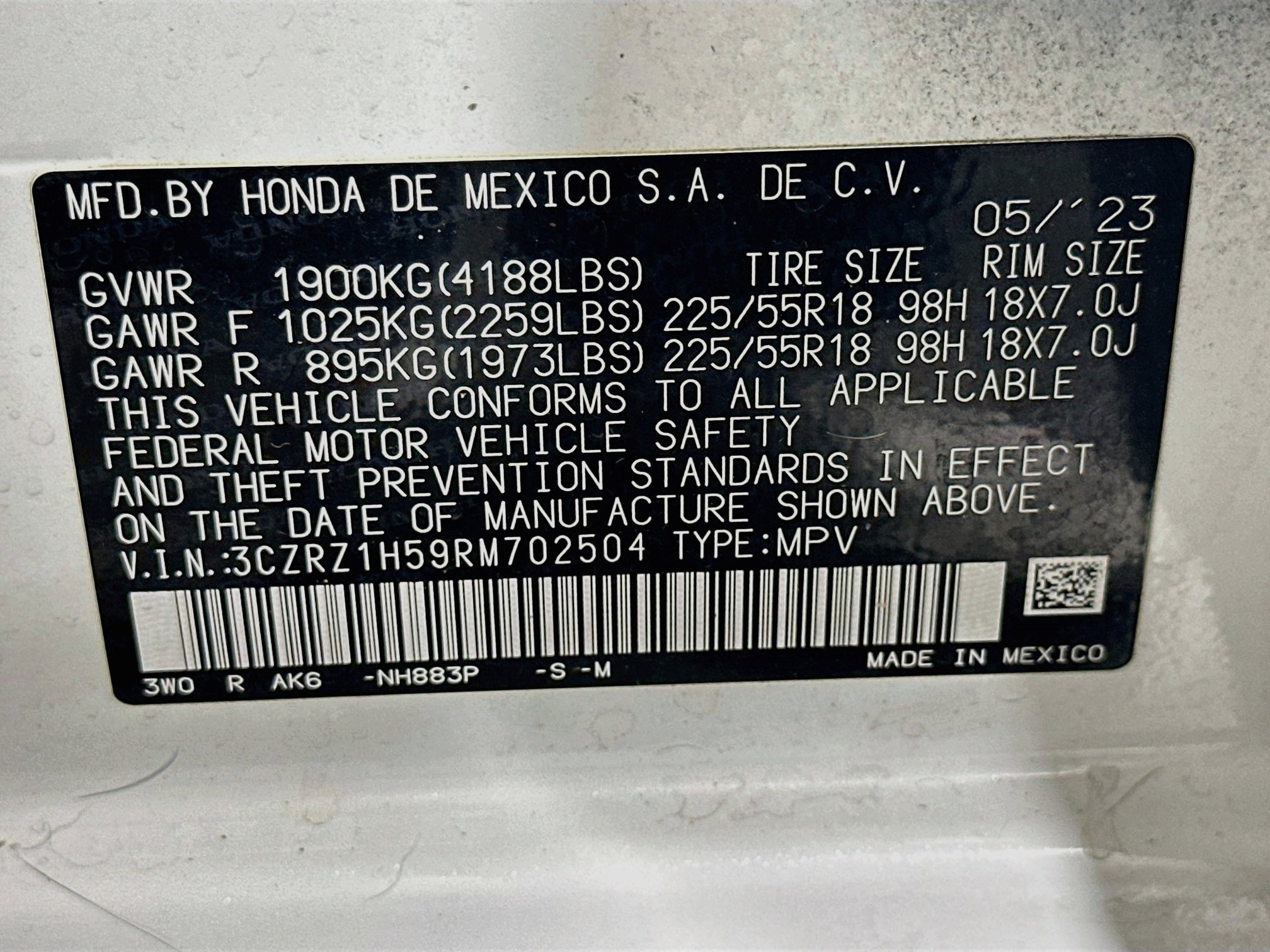 Used 2024 Honda HR-V Sport image 12