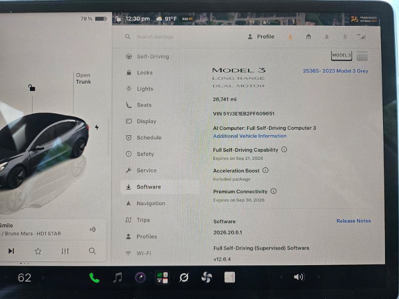 Used 2023 Tesla Model 3 Long Range AWD/4WD image 2