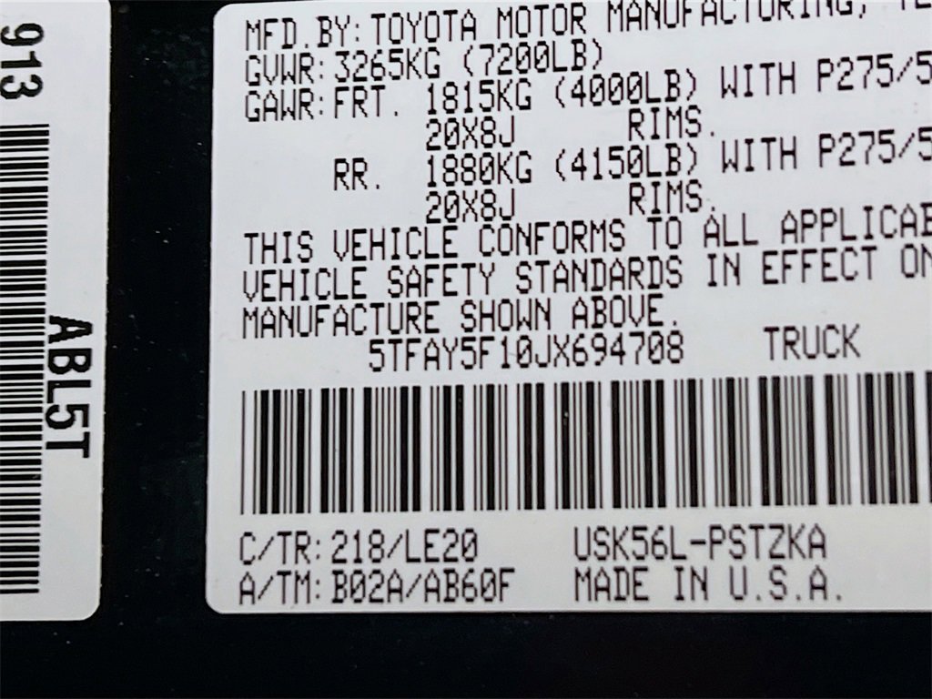 Used 2018 Toyota Tundra Platinum image 28