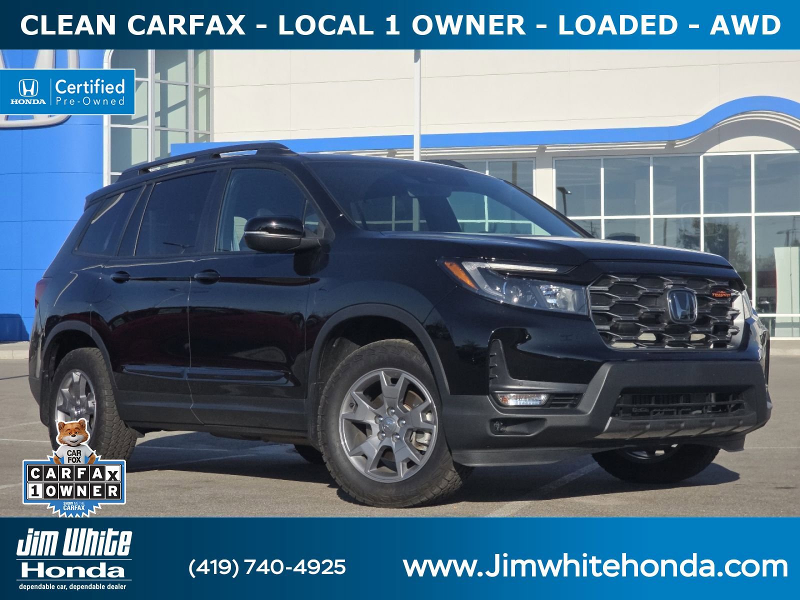 Certified 2025 Honda Passport TrailSport