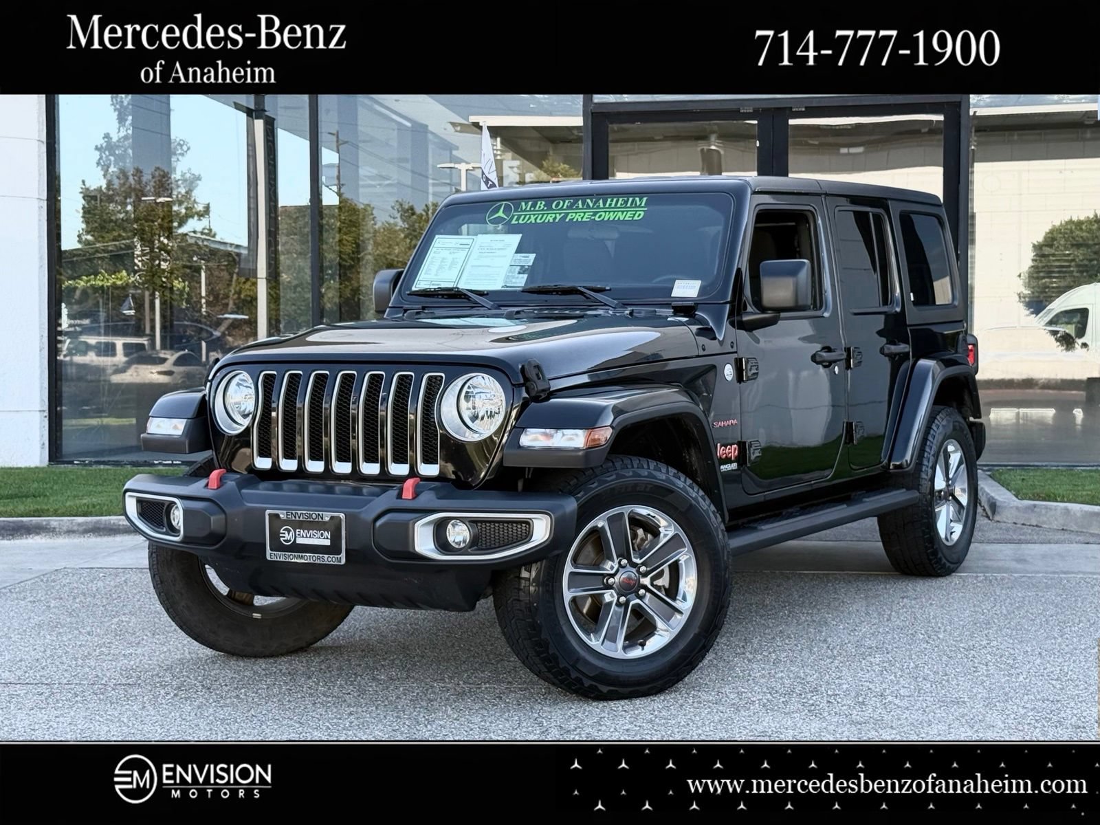 Used 2021 Jeep Wrangler Unlimited Sahara AWD/4WD image 1