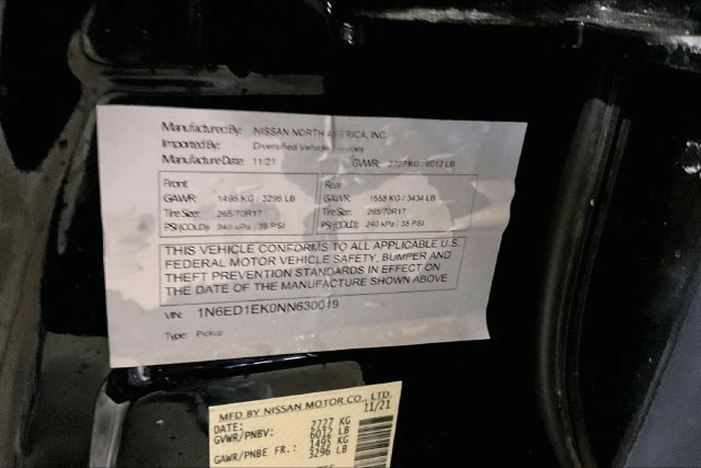 Used 2022 Nissan Frontier PRO-4X AWD/4WD image 35