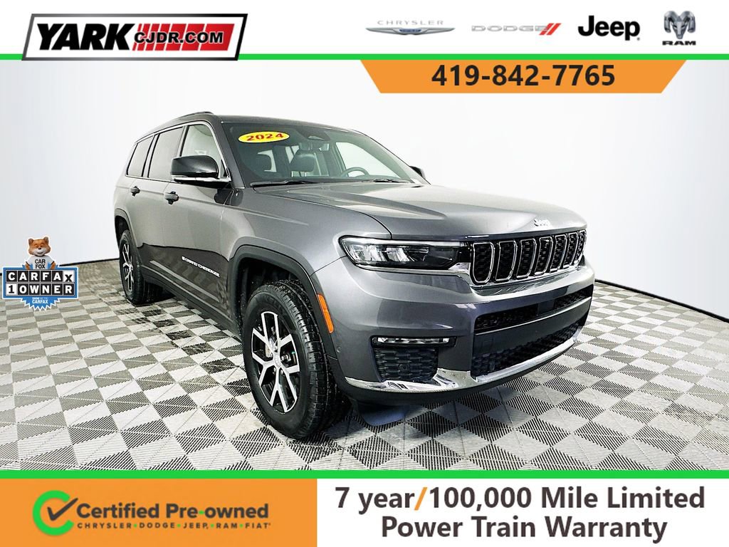Certified 2024 Jeep Grand Cherokee L Limited w/ Luxury Tech Group II 360° Tour