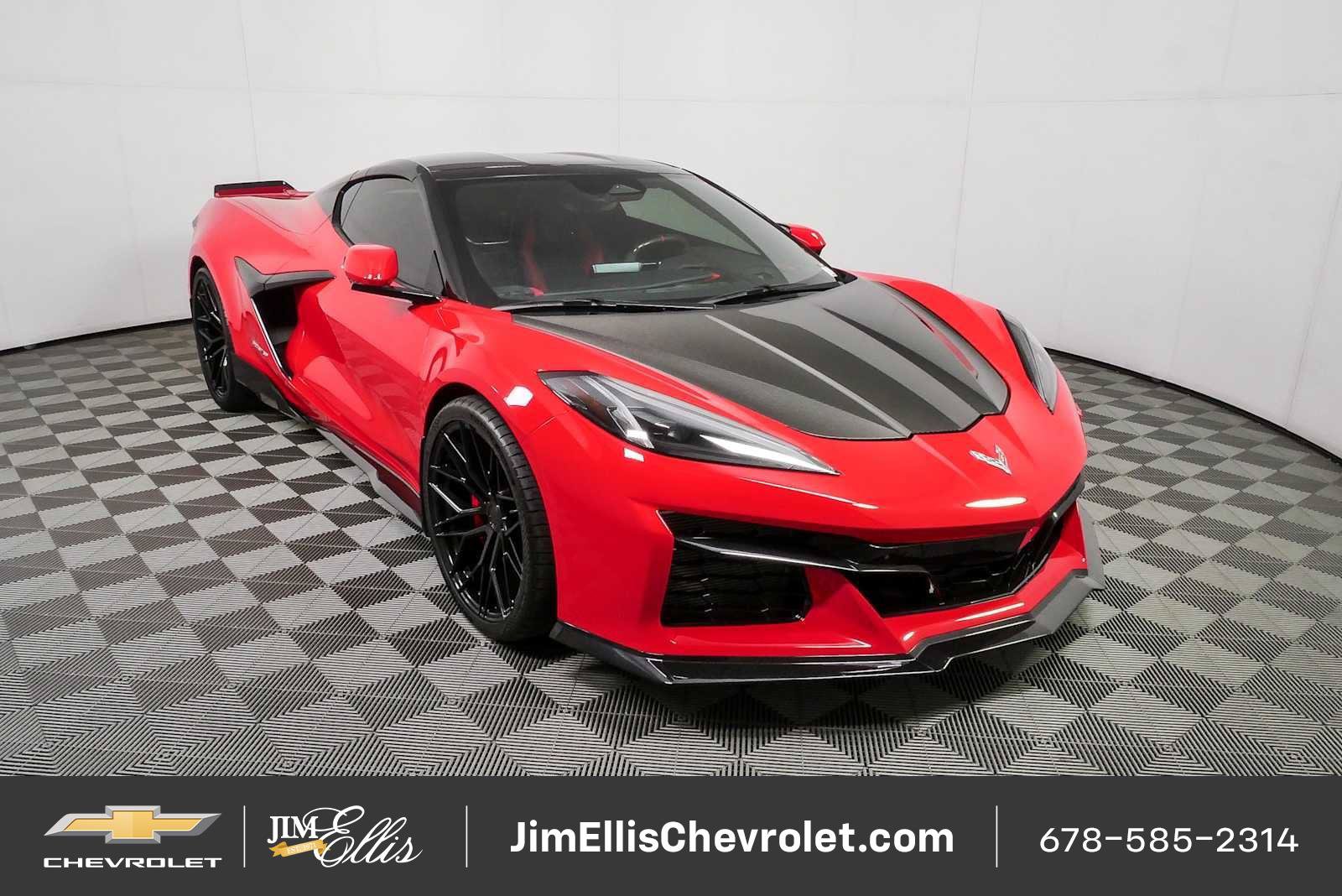Used 2024 Chevrolet Corvette Z06 w/ Chrome Exterior Badge Package