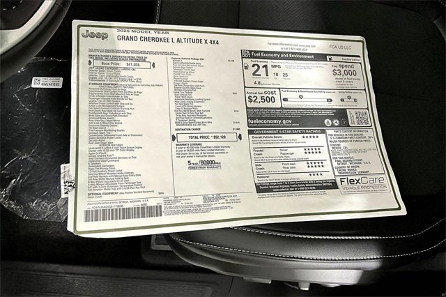 New 2025 Jeep Grand Cherokee L Altitude image 13