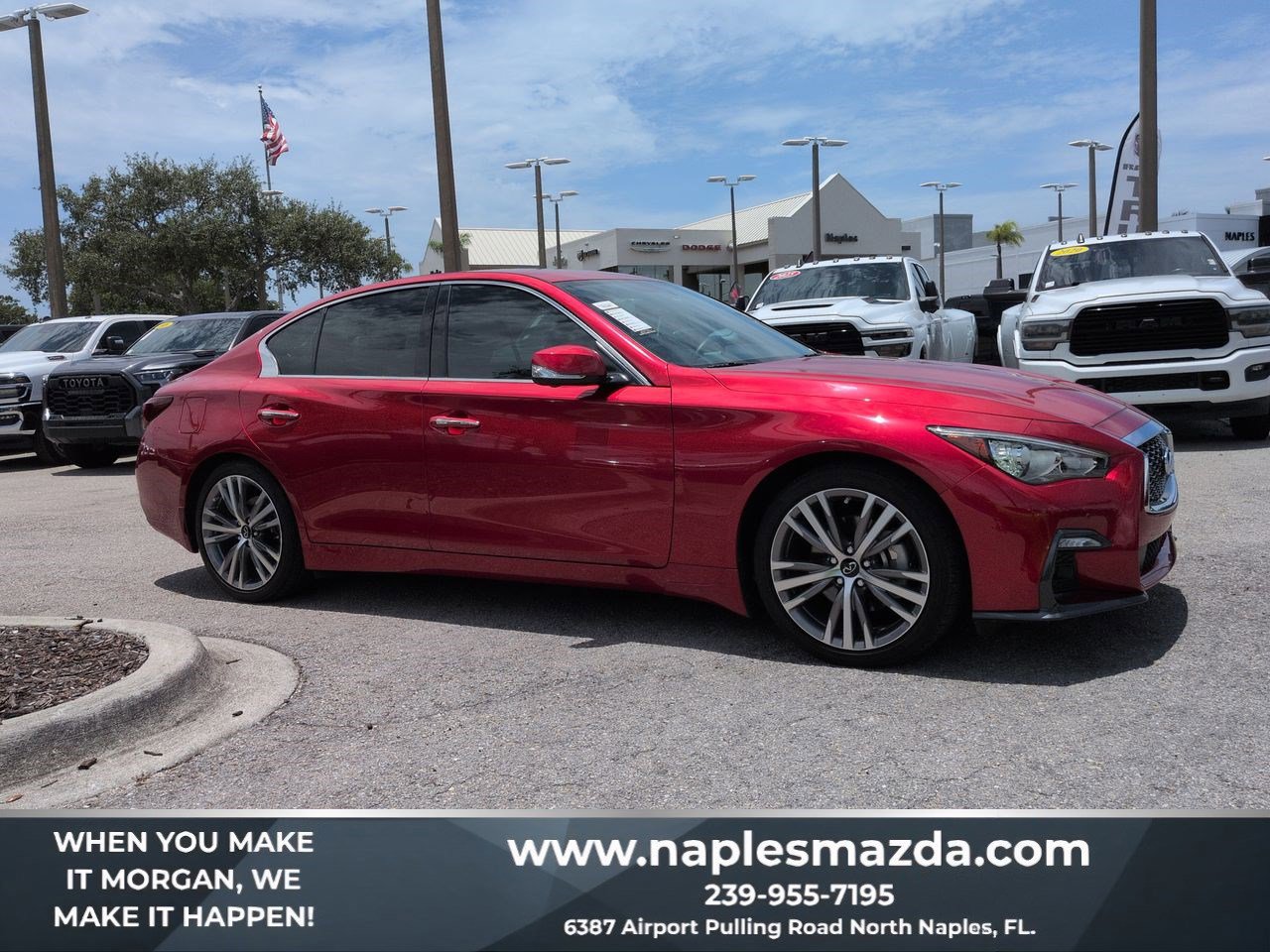 Used 2021 INFINITI Q50 Sensory w/ Cargo Package RWD image 1