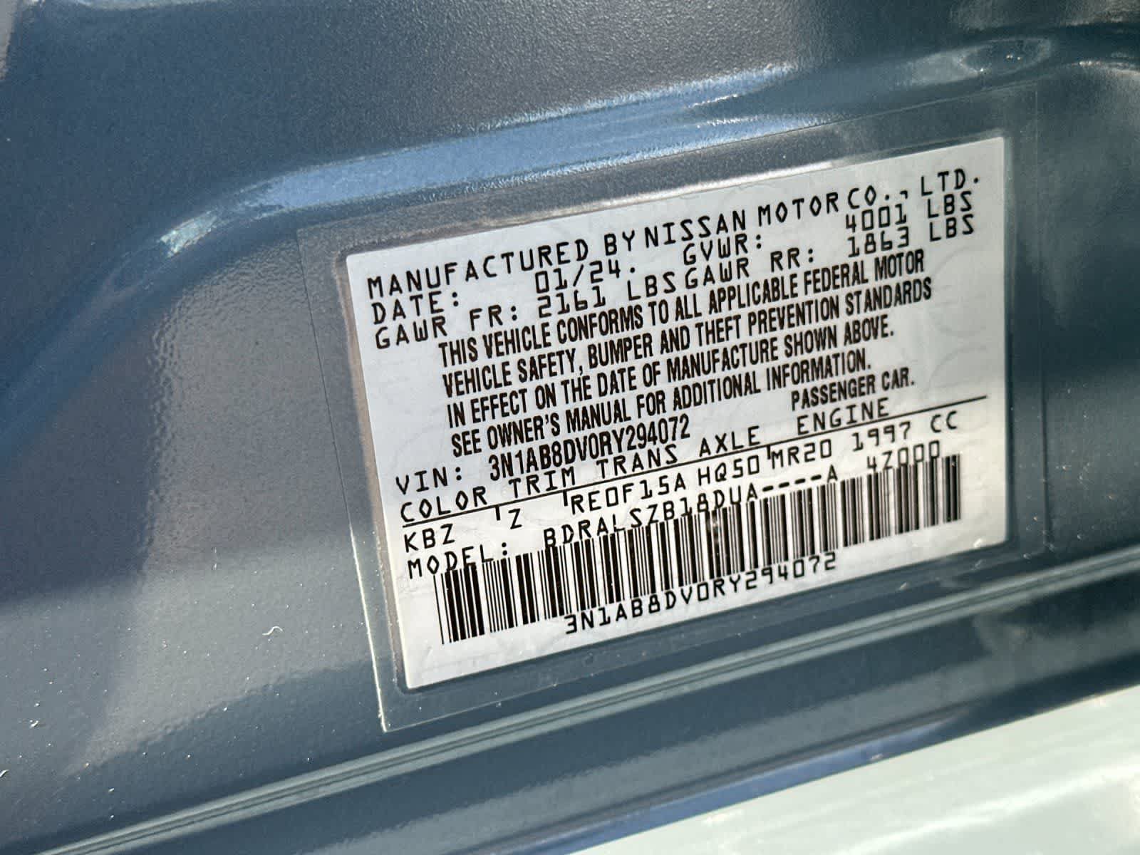 Used 2024 Nissan Sentra SR w/ SR Premium Package FWD image 30