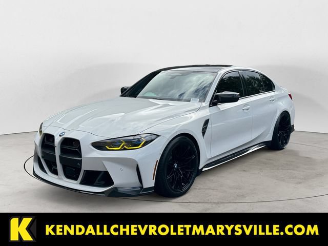 Used 2024 BMW M3 Competition w/ M Carbon Exterior Package AWD/4WD image 1