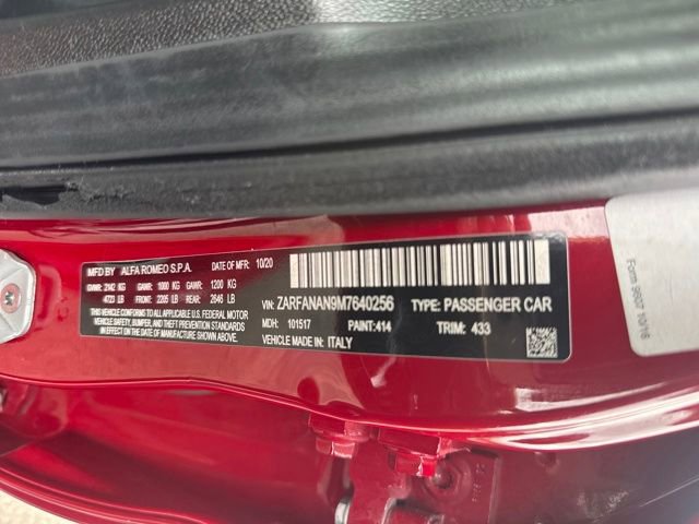 Used 2021 Alfa Romeo Giulia Sprint w/ Cold Weather Package image 36