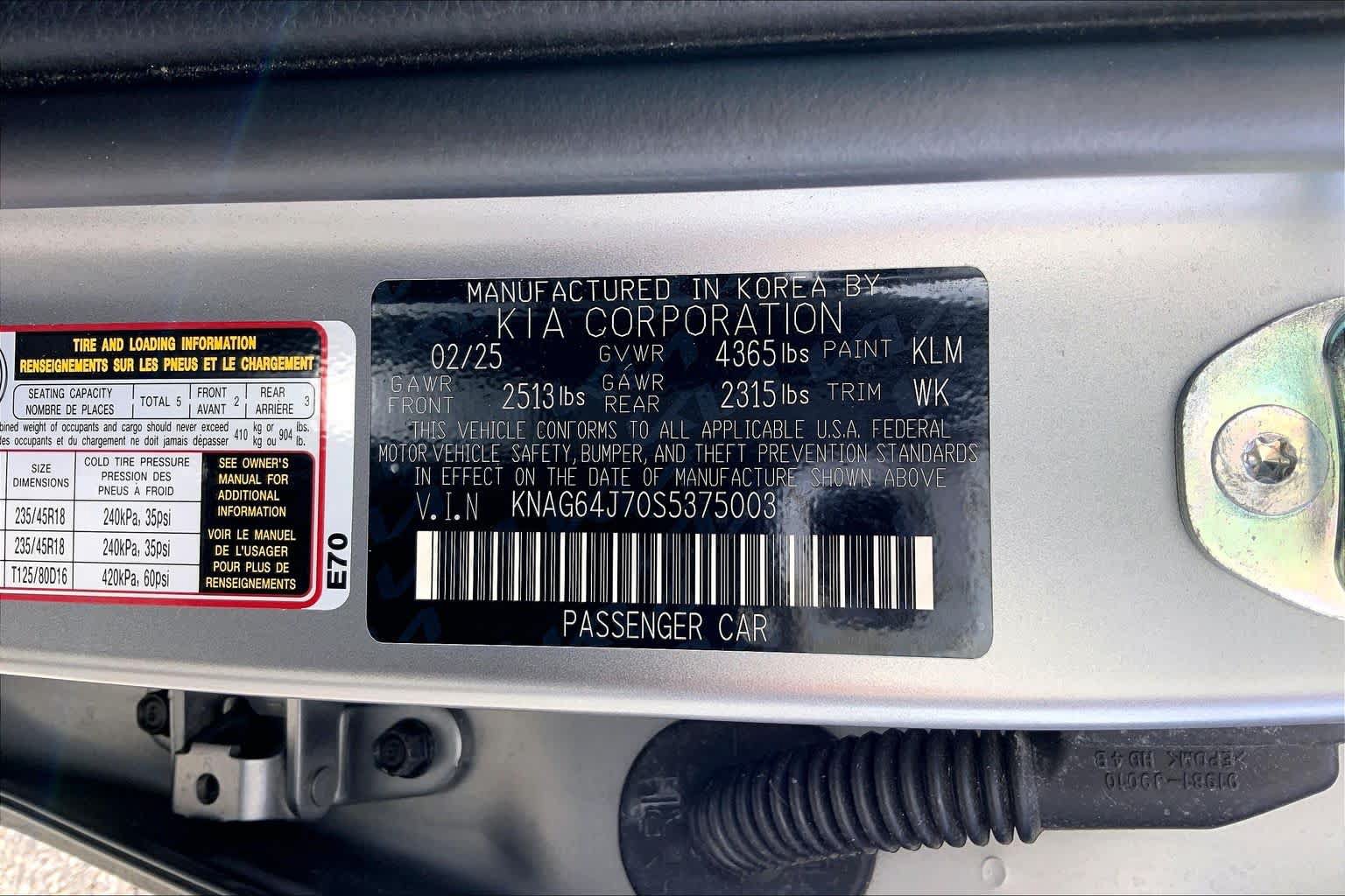 Used 2025 Kia K5 GT-Line w/ GT-Line Premium Package FWD image 36