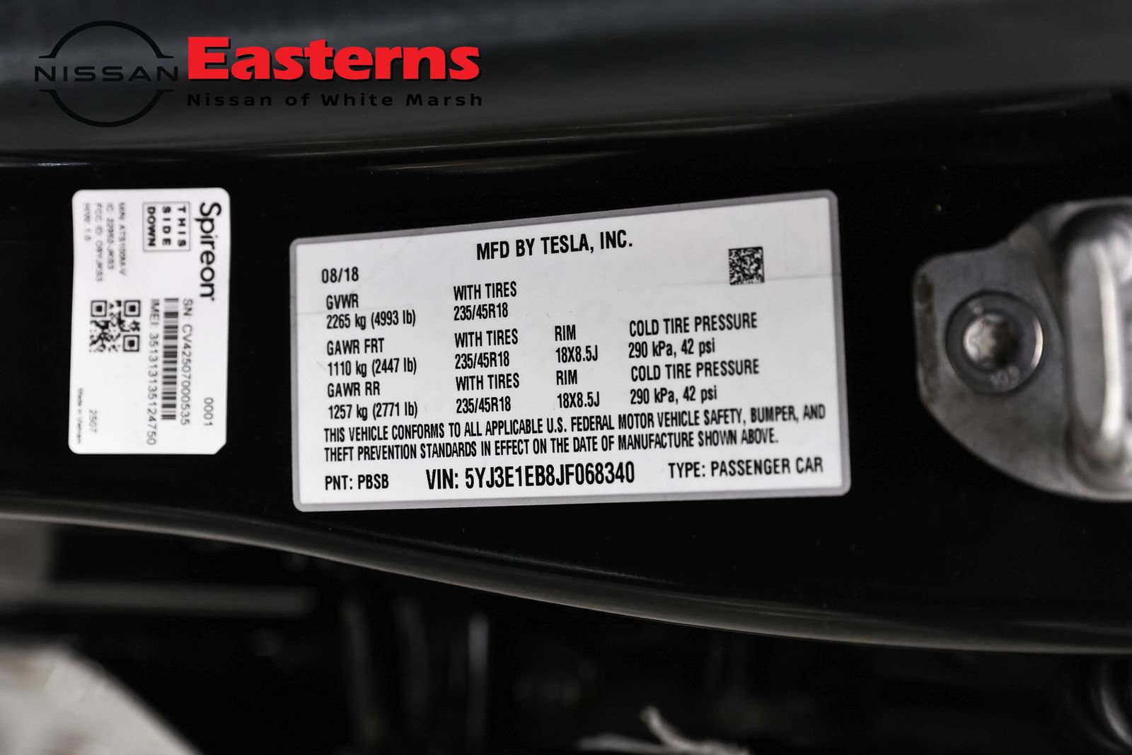 Used 2018 Tesla Model 3 Long Range image 30